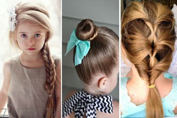 Penteados Infantis: 70 ideias para cabelos lisos e cacheados