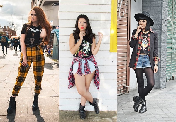 Mulheres no Rock: Moda pra roqueiras - looks do dia