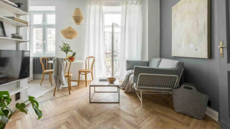 casa com decoração clean