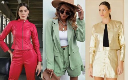 mulher usando looks coloridos