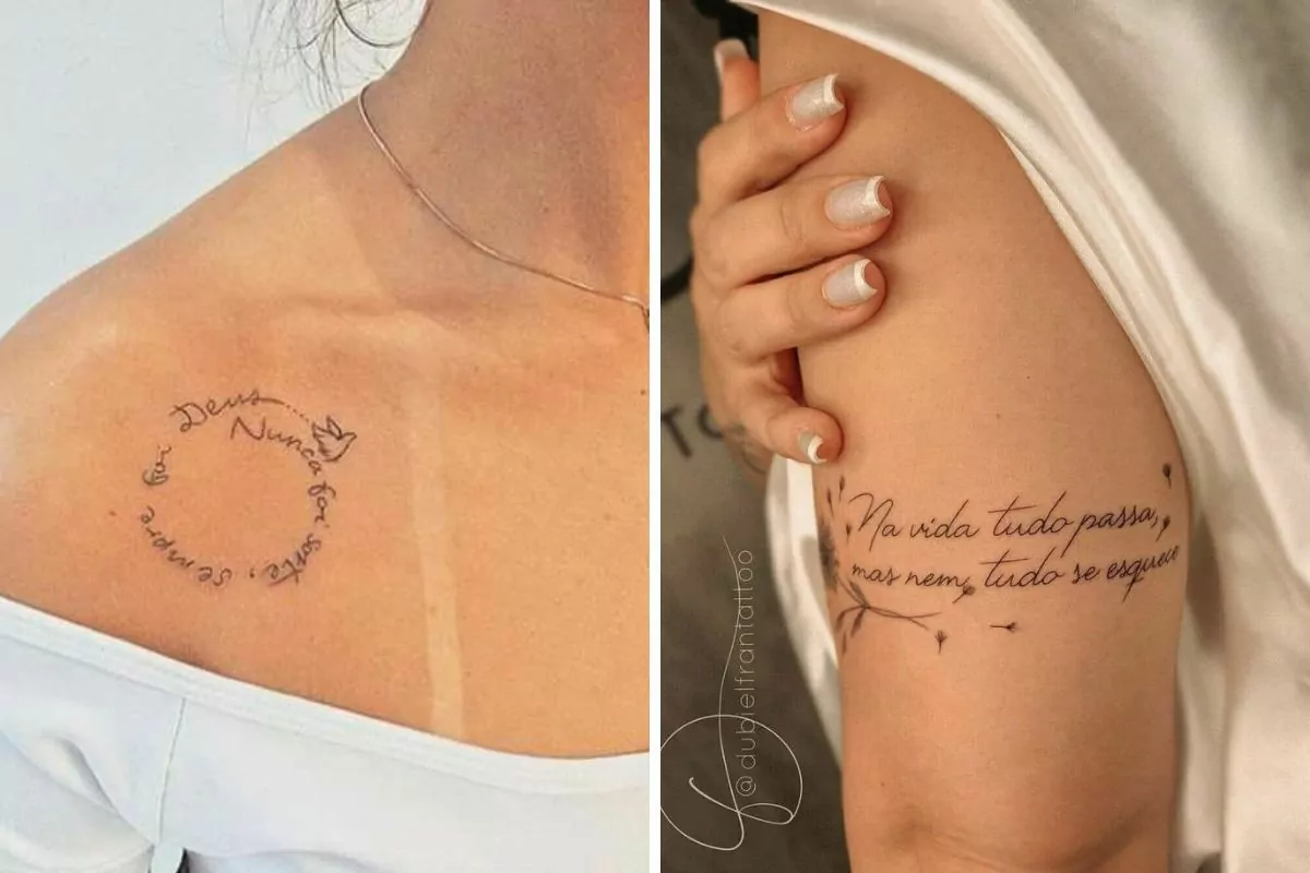 Frases para Tatuagem 2024: Inspirações para mulheres