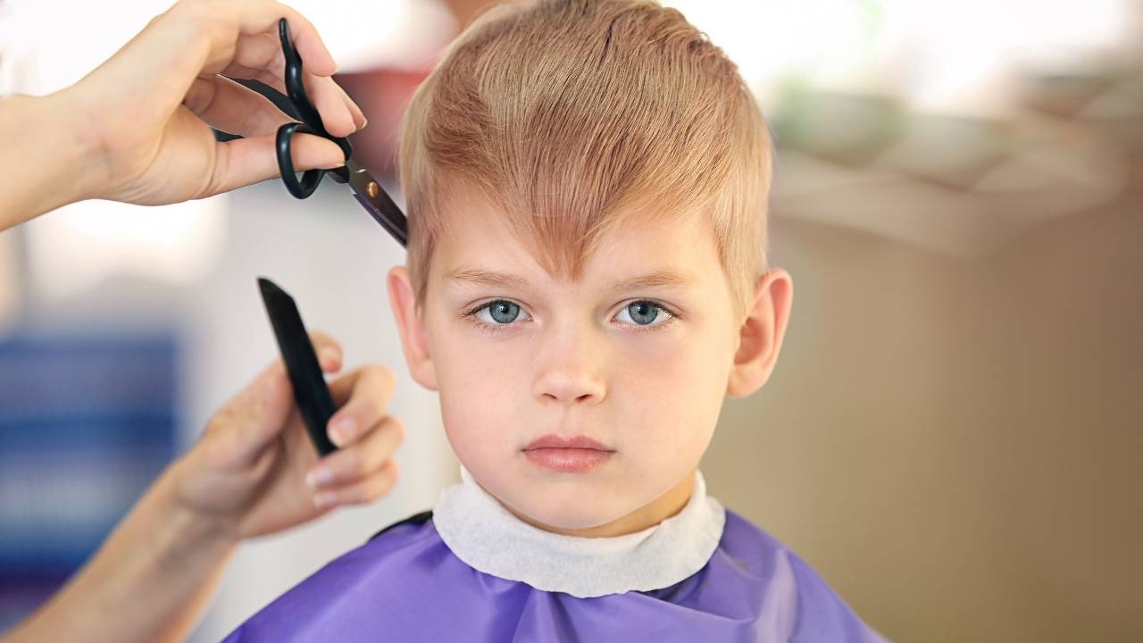 VZAGA - Tendência corte de cabelo infantil masculino.