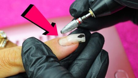 remoção de unhas de gel