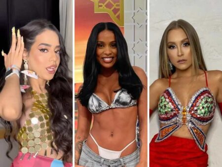 Mirella Santos, Rebecca e Carla Diaz com look de carnaval 2024
