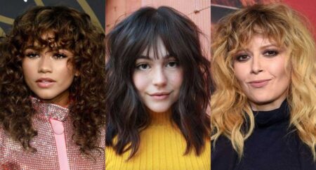 mulheres com cabelos cortados em Shaggy