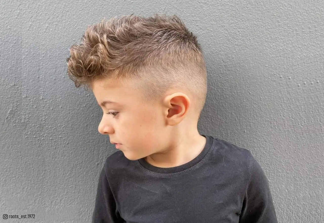 VZAGA - Tendência corte de cabelo infantil masculino.