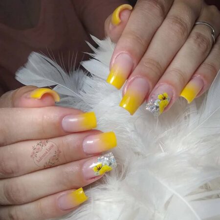 Unhas Decoradas Amarelas 2024: Fotos e Ideias unhas decoradas amarelas 2024