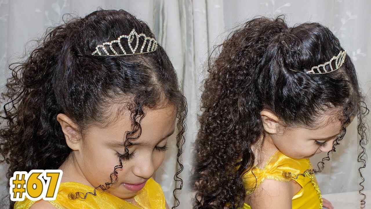 Penteados para Cabelo Cacheado Infantil: Fotos Lindas!