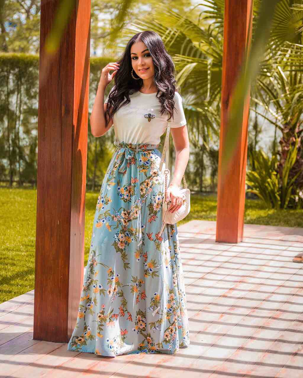look com saia longa