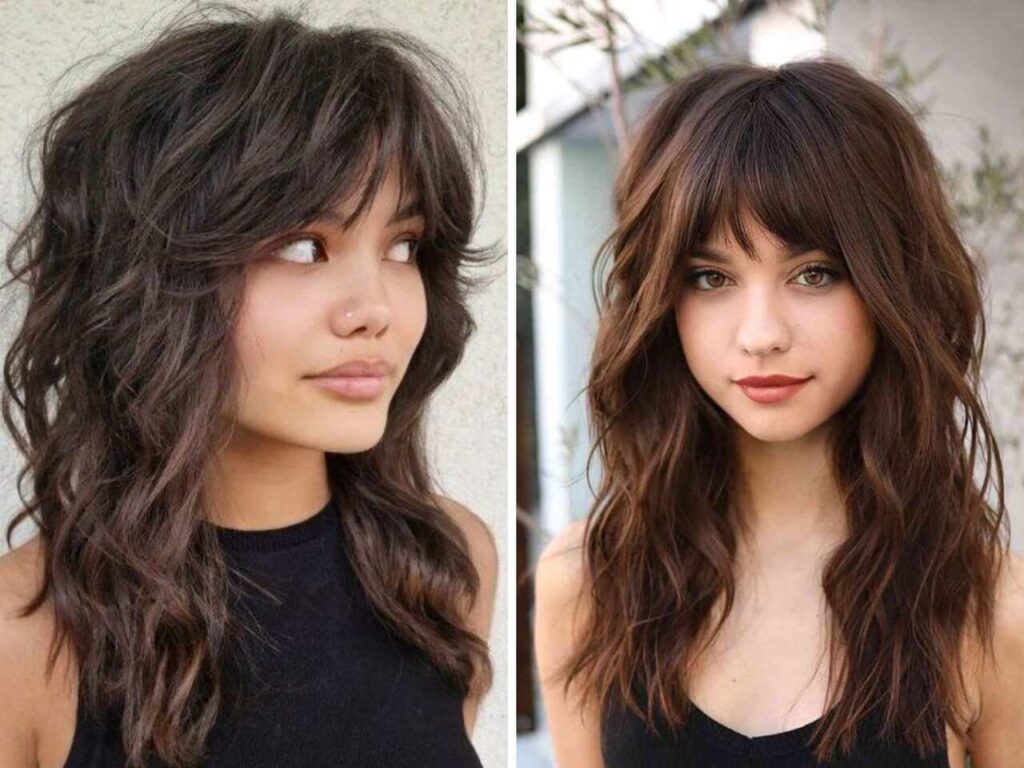 shaggy hair