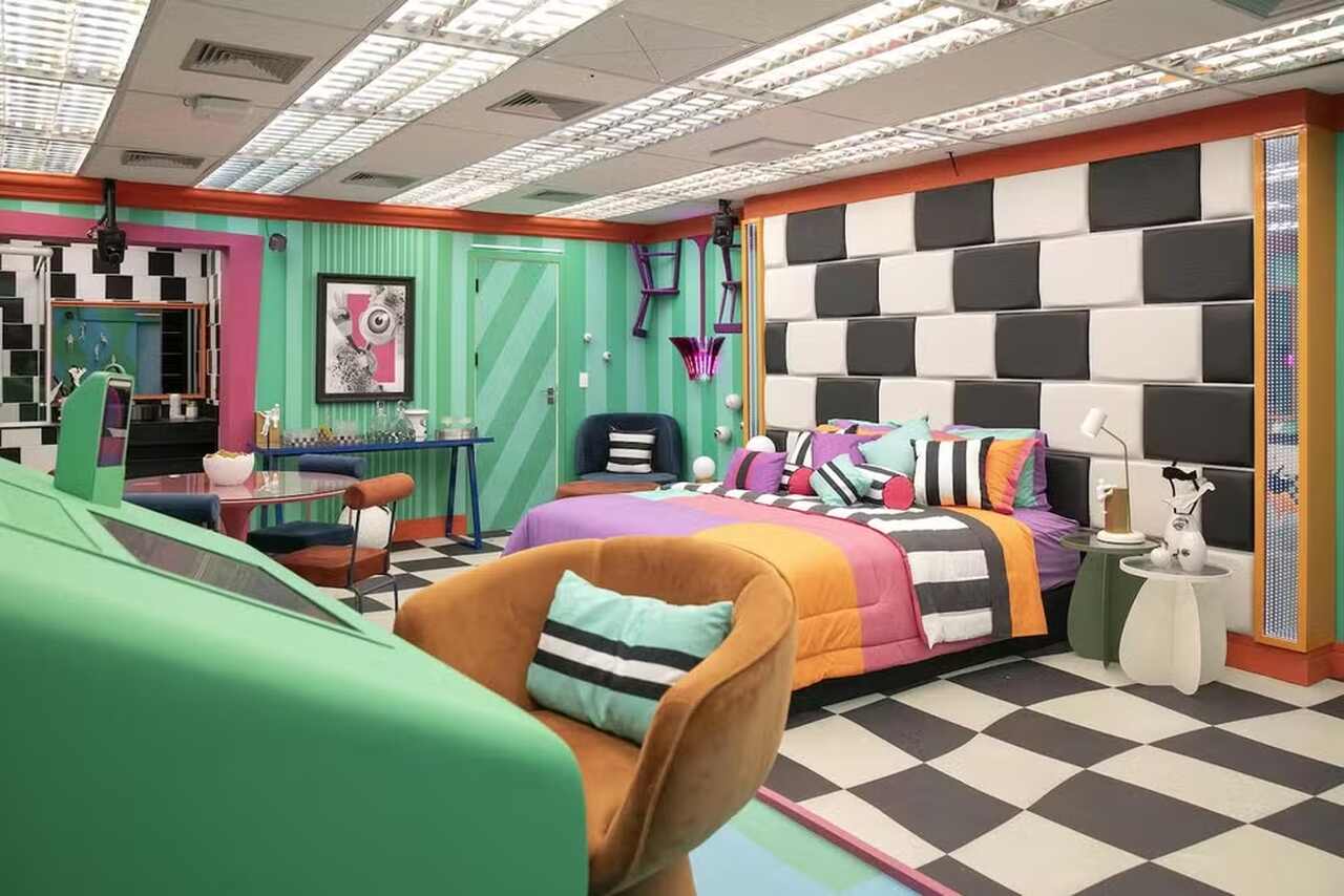 decoração do quarto do BBB 24
