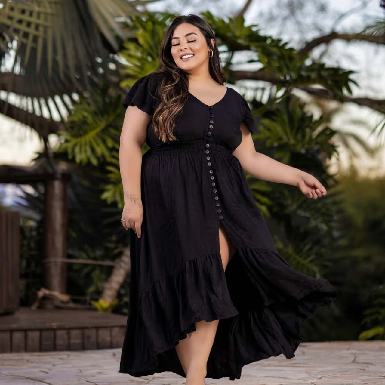 vestido plus size