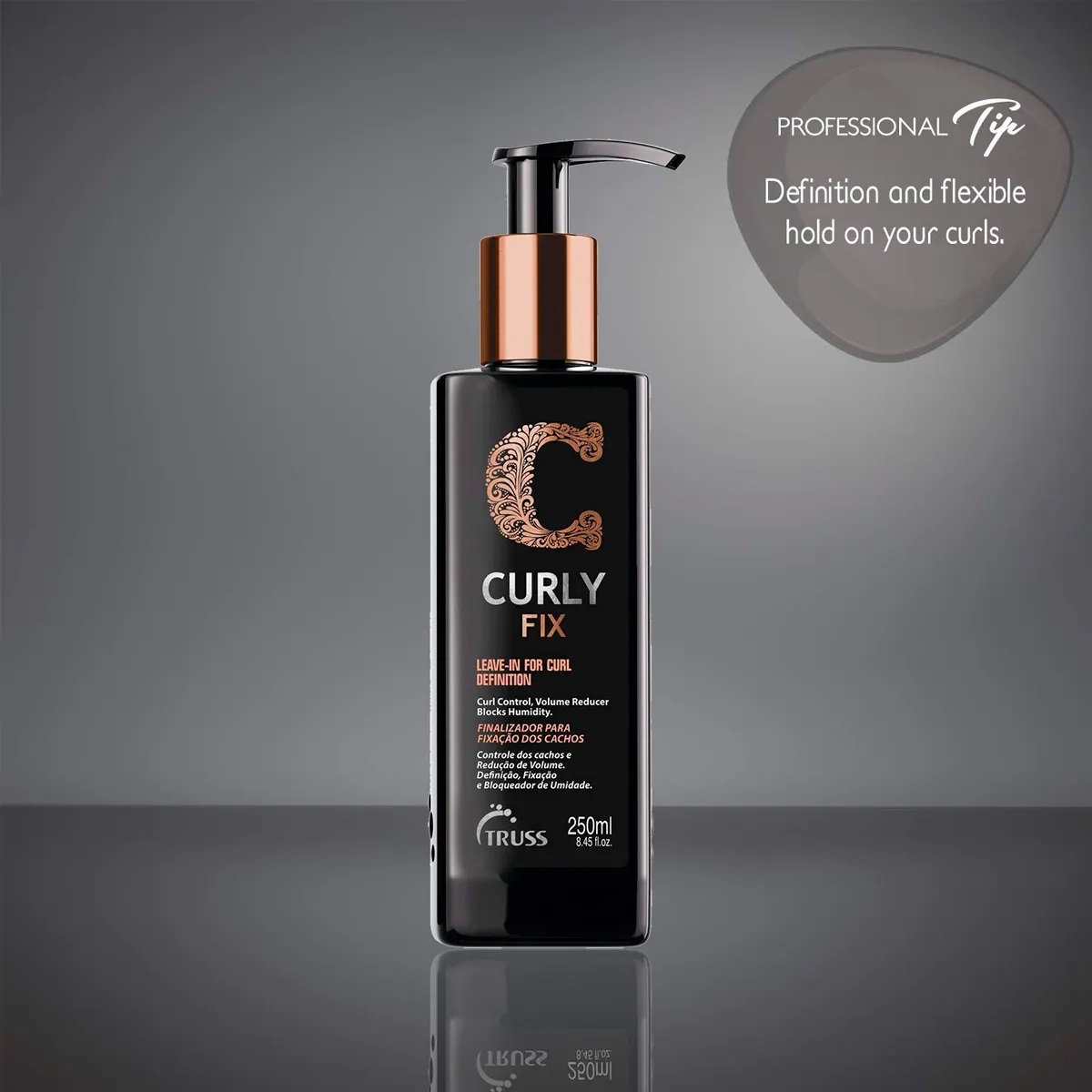 Como finalizar cabelo ondulado 2024 Leave-in Truss Curly Fix
