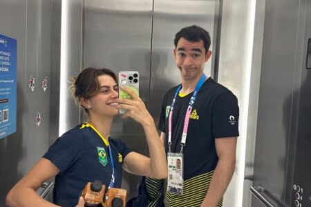 Hugo Calderano recebe recado da namorada após perder bronze nas Olimpíadas Hugo Calderano recebe recado da namorada após perder bronze nas Olimpíadas