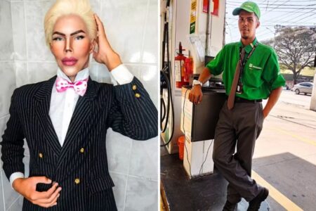 Ken humano desiste da vida de "boneco" e vira frentista