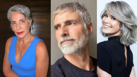 Gloria Pires, Reynaldo Gianecchini e Samara Felippo assumiram o cabelo grisalho