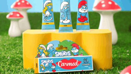Carmed inova mais uma vez e lança collab com os Smurfs Carmed inova mais uma vez e lança collab com os Smurfs