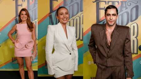 Confira os looks dos famosos na festa de Êta Mundo Melhor! Confira os looks dos famosos na festa de Êta Mundo Melhor!