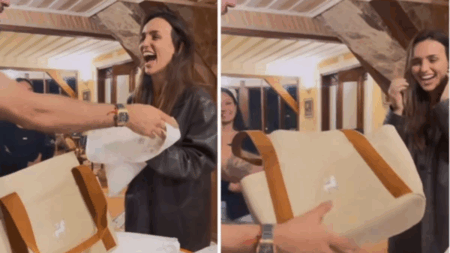 Rafa Kalimann ganha bolsa de grife avaliada em R$ 17.900 para a filha Rafa Kalimann ganha bolsa de grife avaliada em R$ 17.900 para a filha