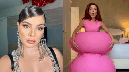 Gkay usa vestido de plástico inflável avaliado em R$ 10 mil, saiba porquê Gkay usa vestido de plástico inflável avaliado em R$ 10 mil, saiba porquê