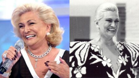 Hebe Camargo tem roupas e acessórios leiloados em São Paulo; renda ajudará instituições Hebe Camargo sorrindo em programas de TV, com looks marcantes que representam diferentes fases de sua carreira.