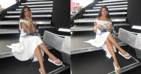 Dua Lipa de Havaianas celebra ‘jeito carioca’ em despedida do Rio; veja fotos Dua Lipa de chinelo Havaianas branco combina look casual em despedida do Rio de Janeiro